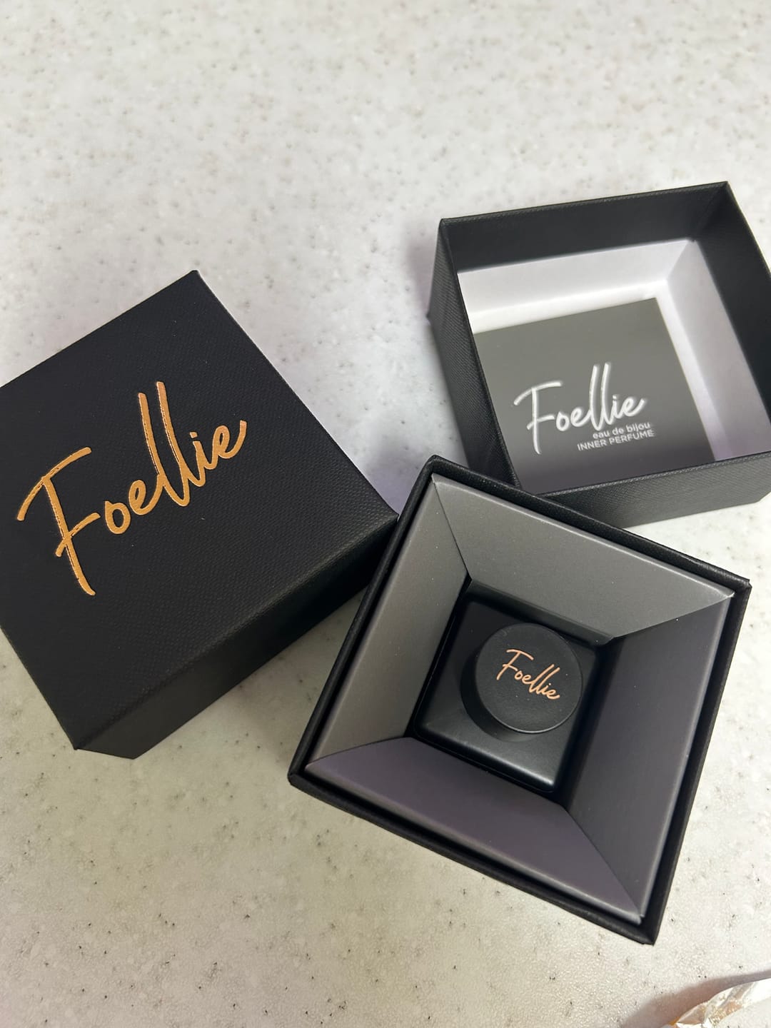 Customer photo review of Foellie Eau de Bijou Feminine Inner Perfume 5ml