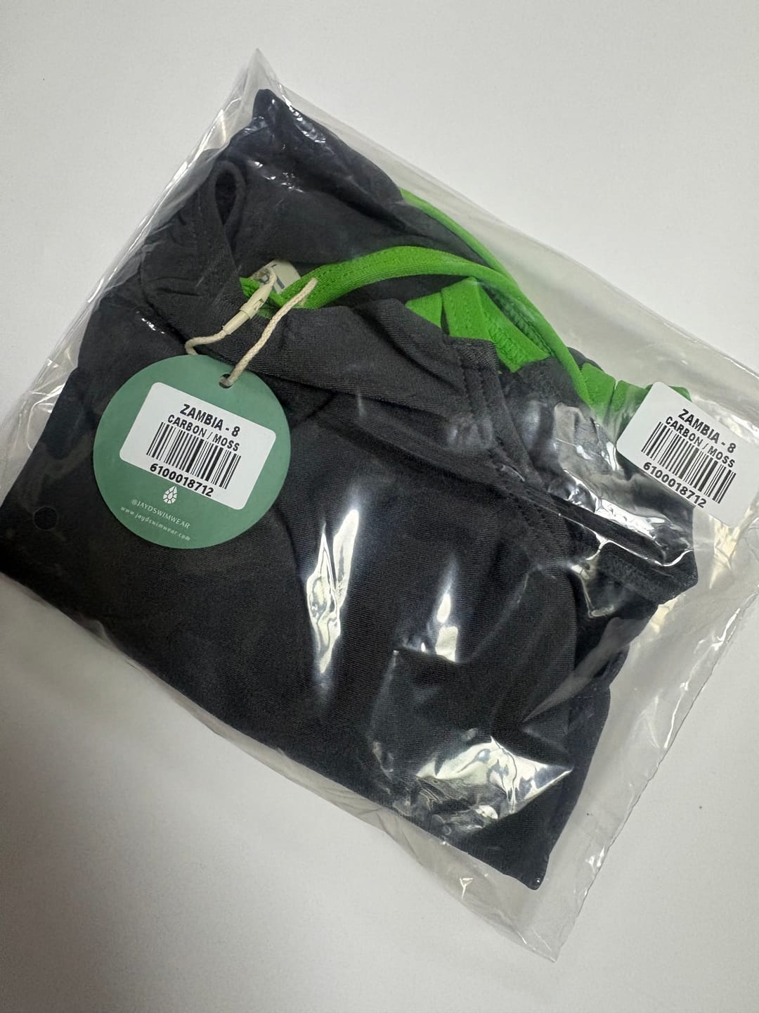 Customer photo review of ZAMBIA ONE PIECE - Carbon|Moss