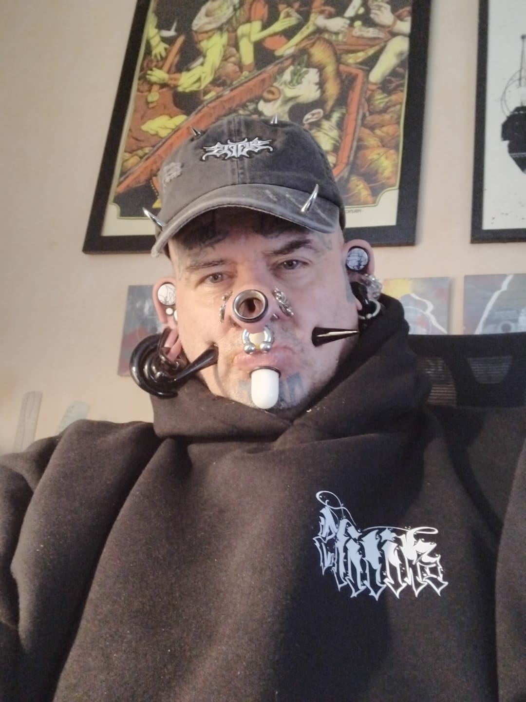 Customer photo review of Choose Your Weapon - Hoodie