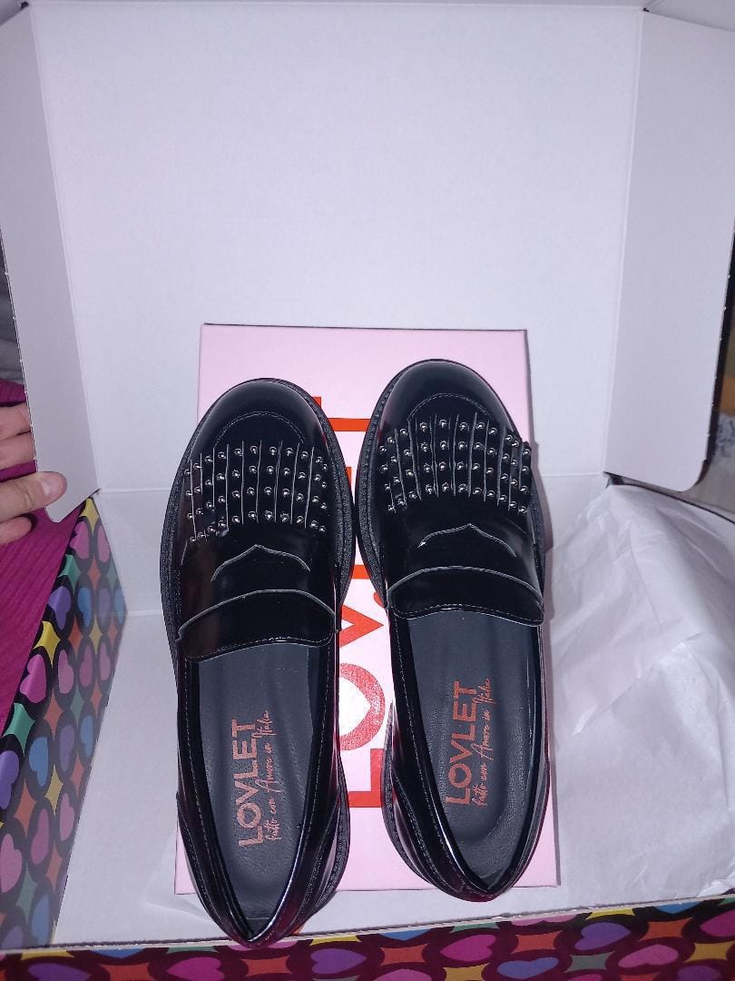 Customer photo review of MOCASSINO KELLY NERO BORCHIA