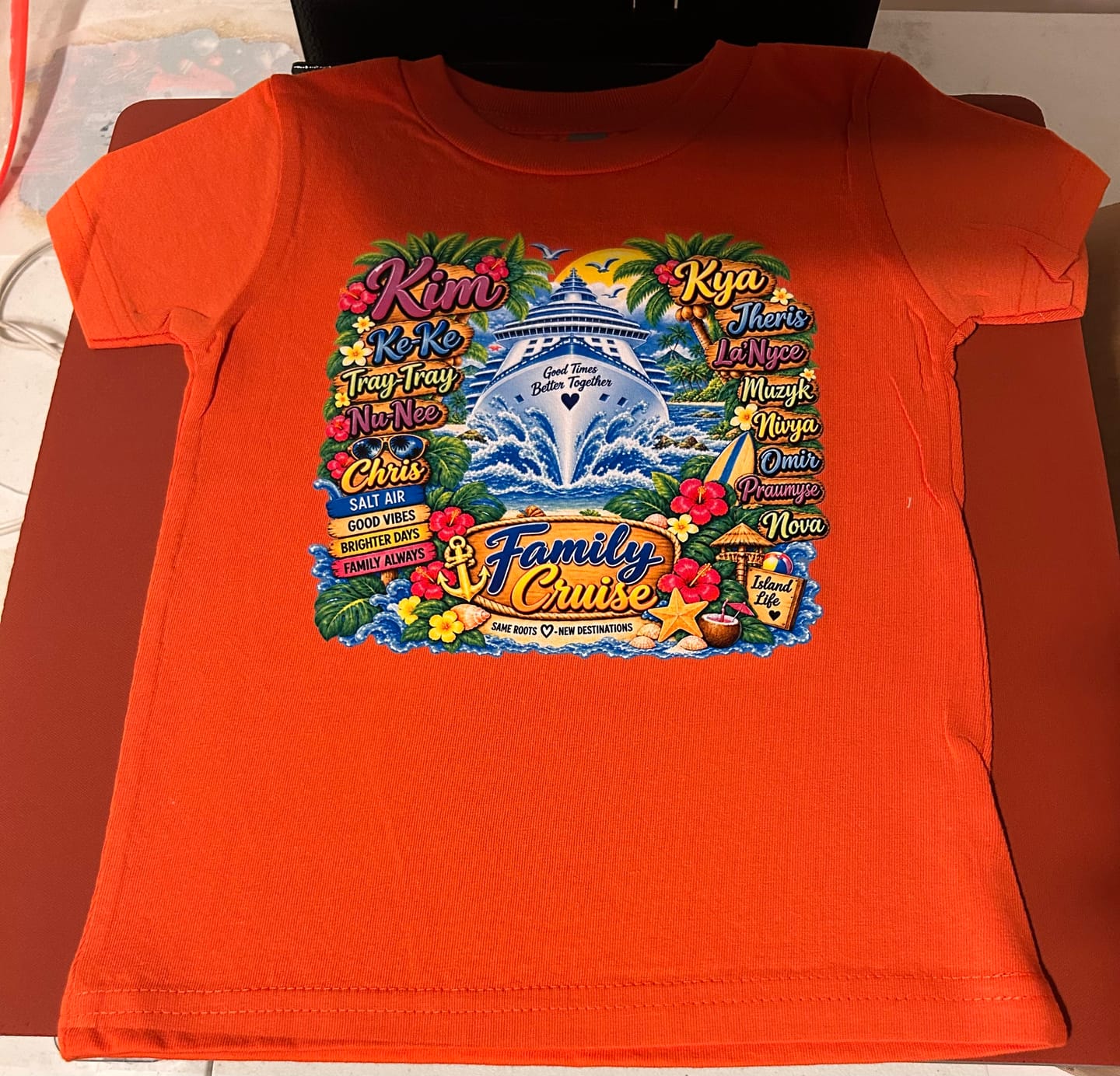 Customer photo review of DTF Gang Sheet Online Builder