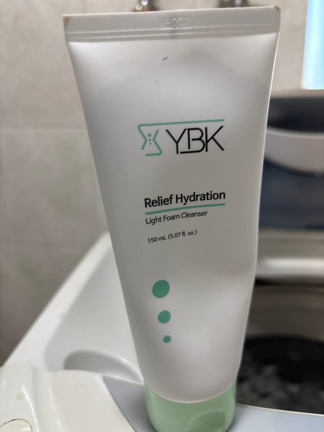 Customer photo review of YBK Relief Hydration Light Foam Cleanser 150ml