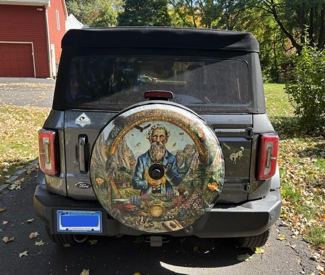 Customer photo review of CUSTOM Ford Bronco Tire Cover