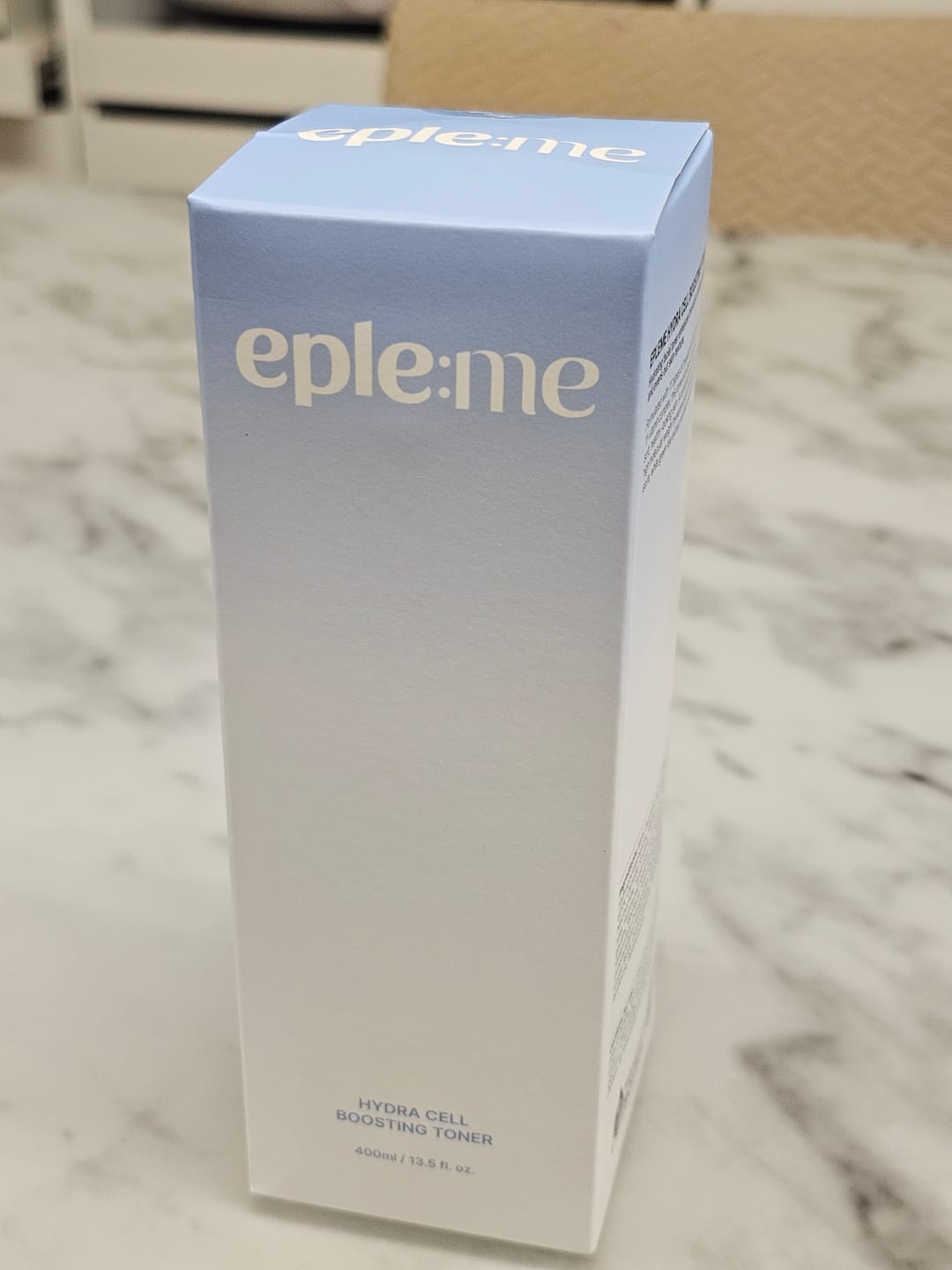 Customer photo review of eple:me Hydra Cell Boosting Toner 400ml