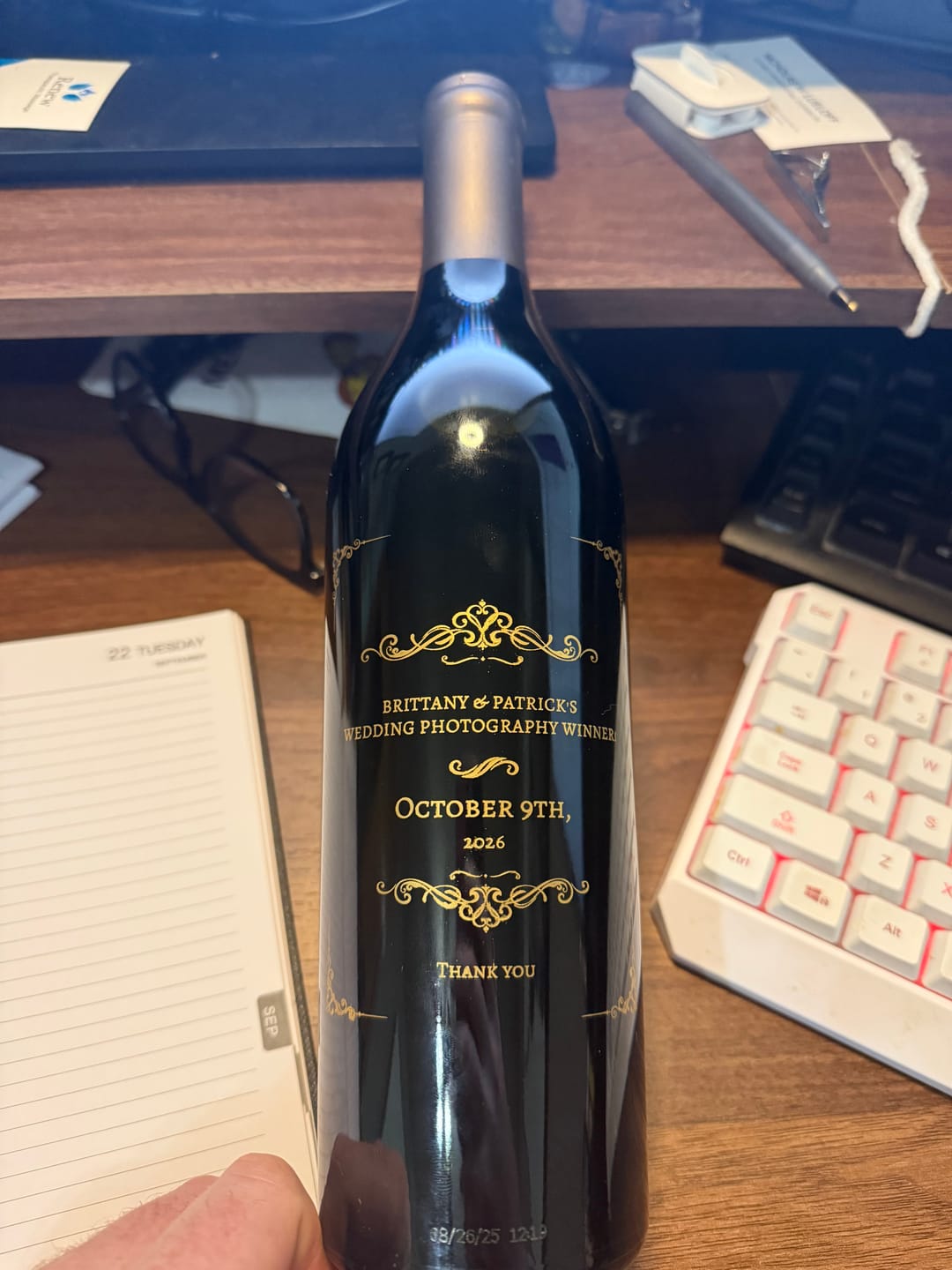 Customer photo review of Caymus Vineyards California Cabernet Sauvignon
