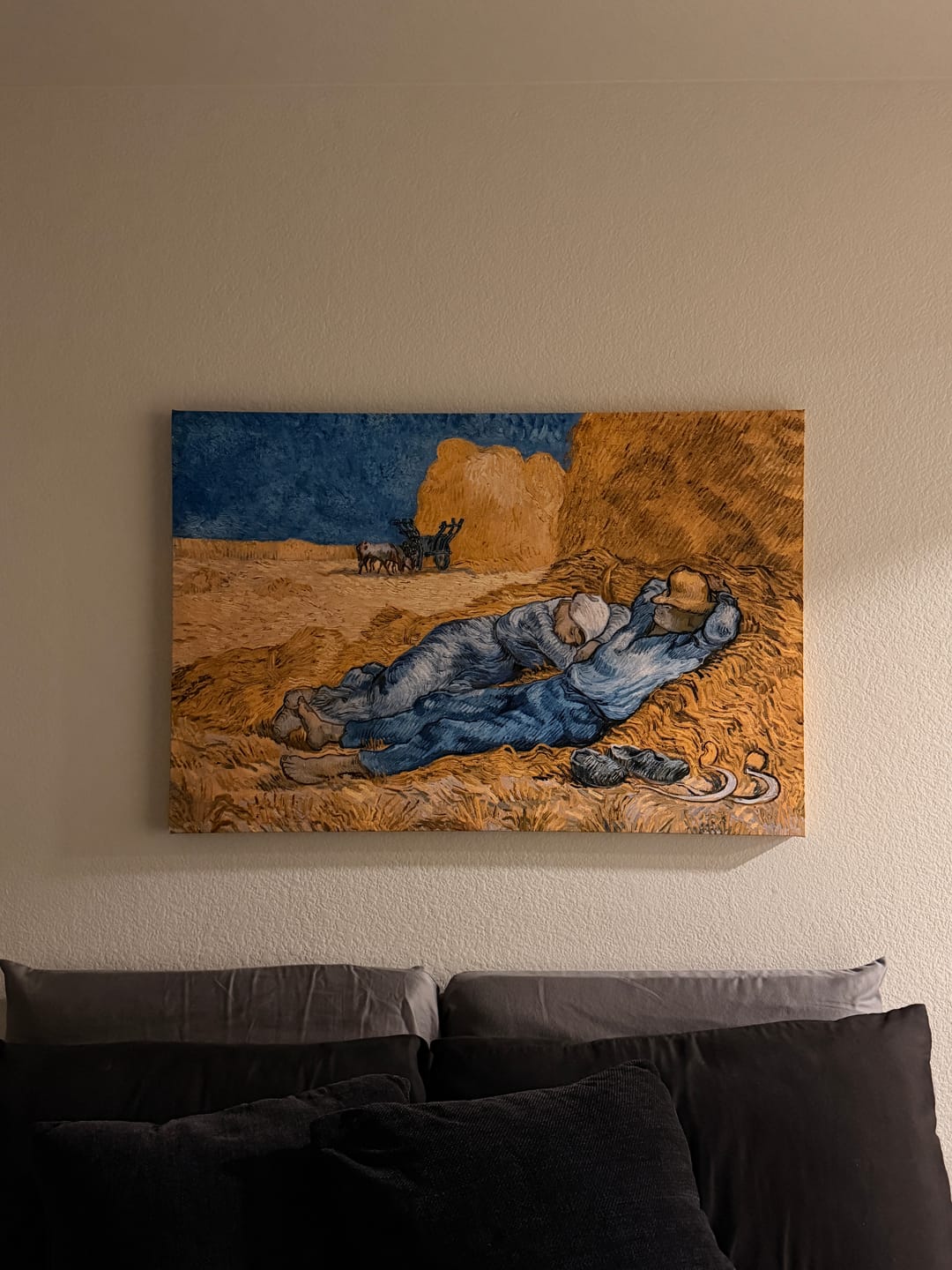 Customer photo review of The Siesta (1890) by Van Gogh