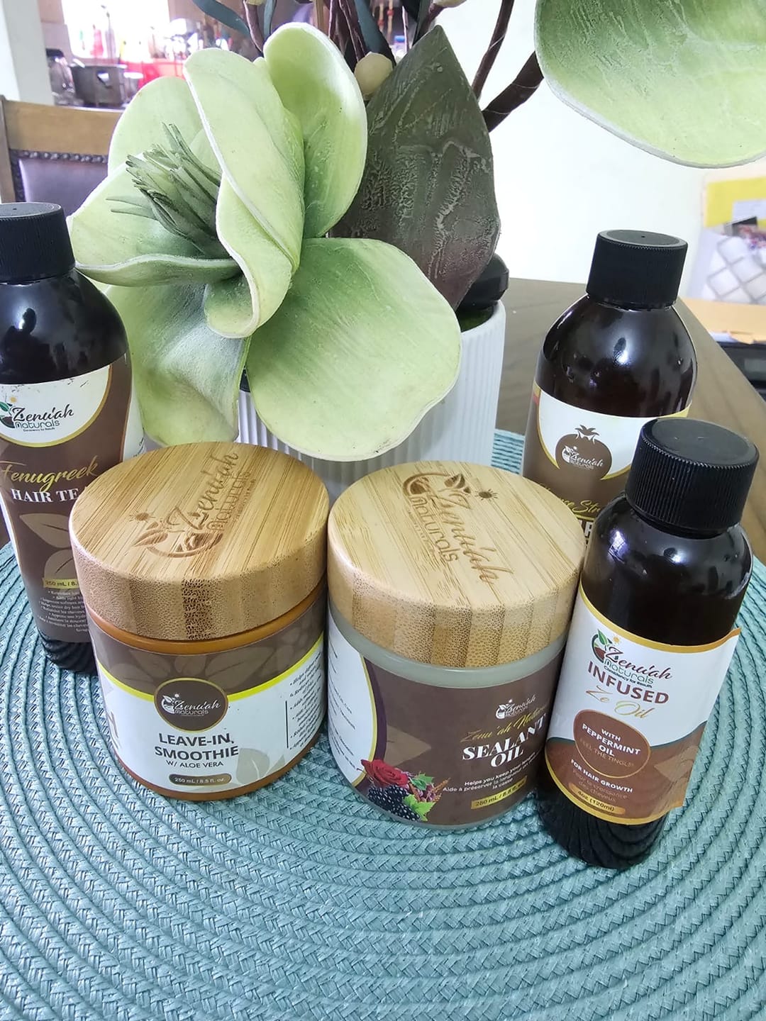 Customer photo review of Infused Ze Oil – Herbal Nourishing Scalp Blend