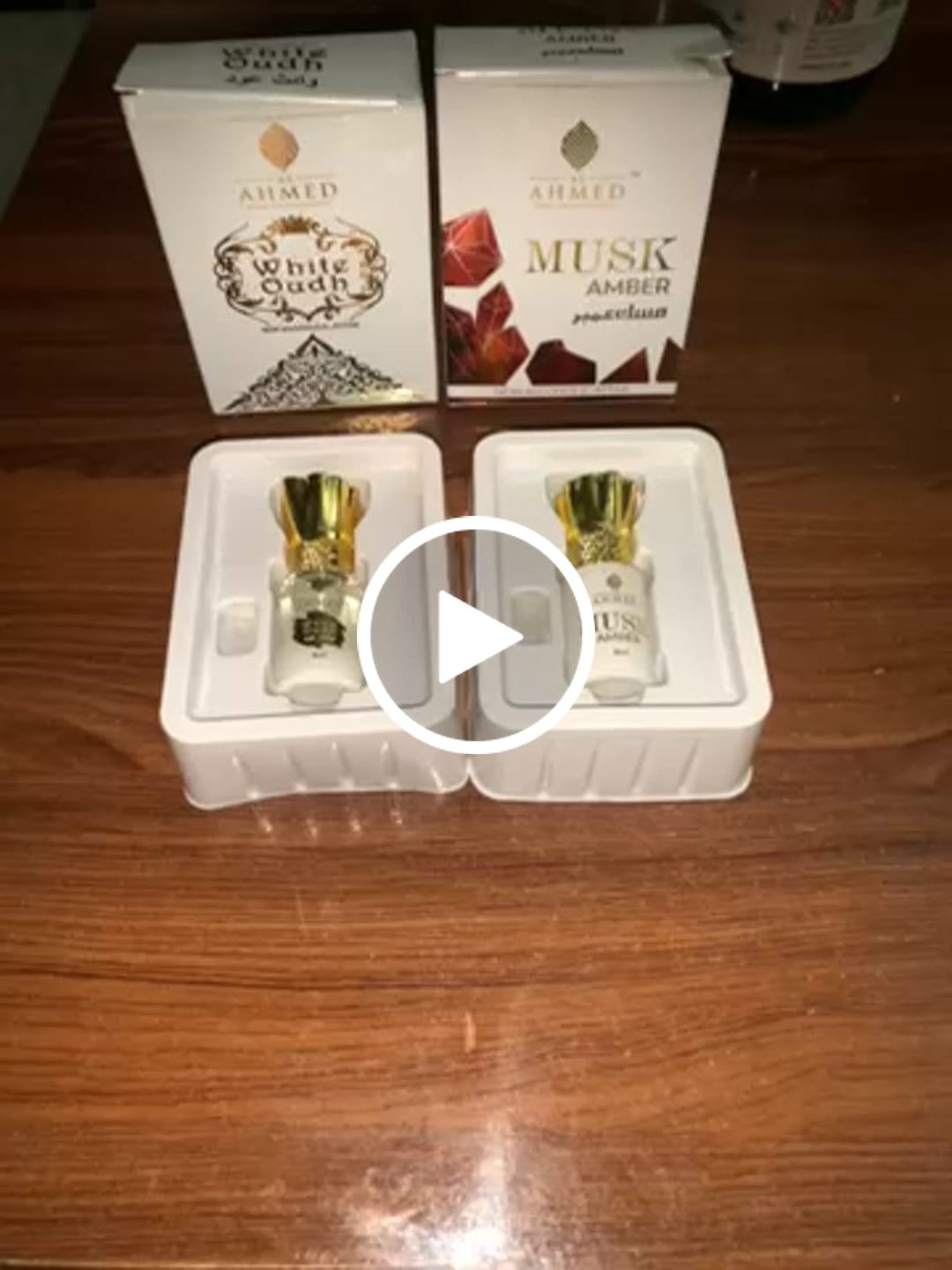 Customer video review of PREMIUM WHITE OUD & MUSK AMBER ATTAR - COMBO OFFER
