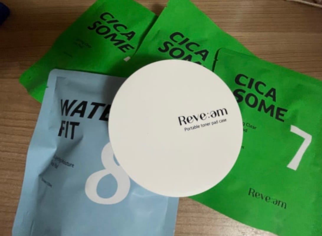 Customer photo review of Reve:am Cicasome Calming Clear Toner Pad 80 Pads