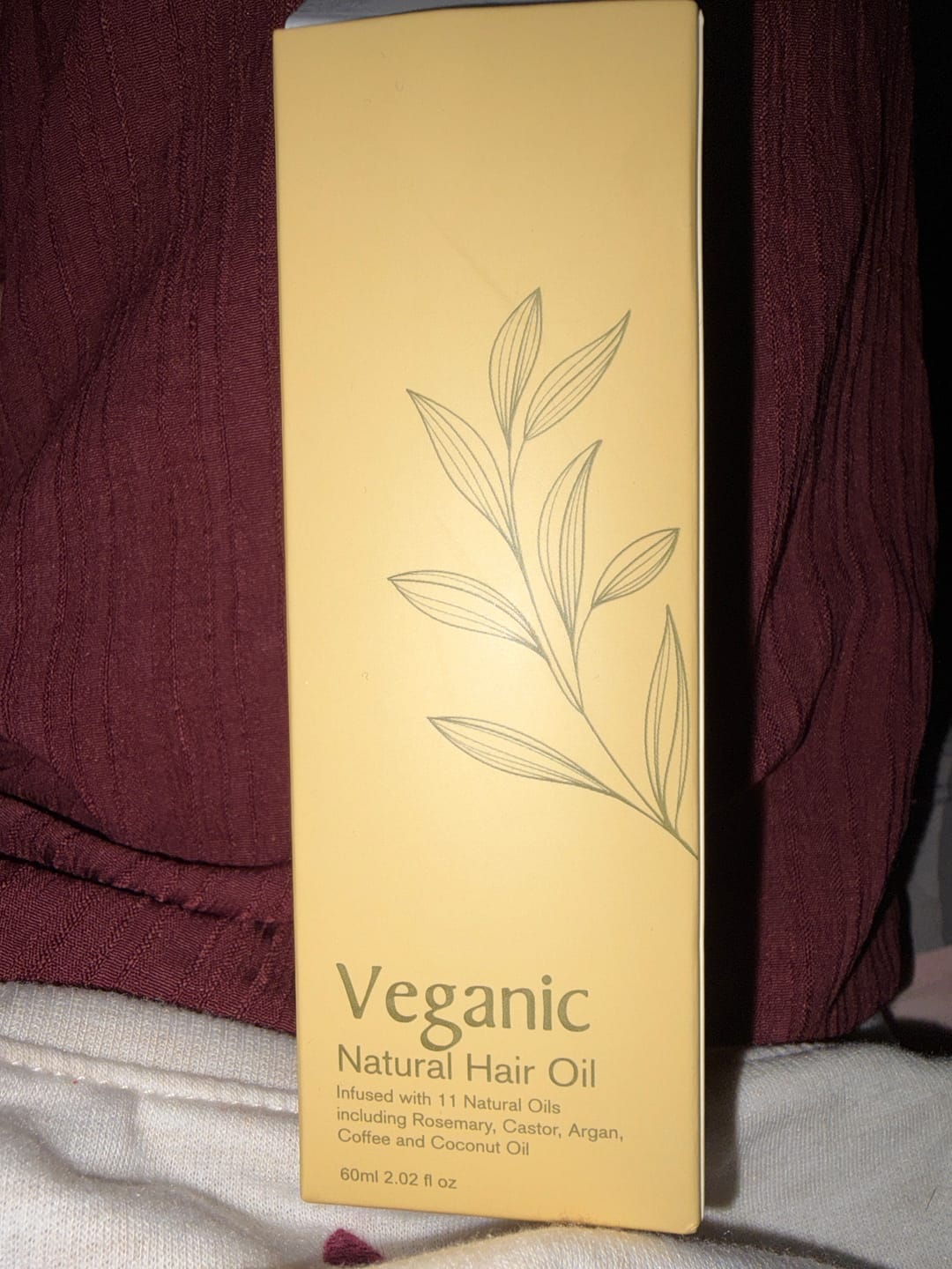 Customer photo review of 4th of July Sale - Veganic Natural Hair Growth Oil