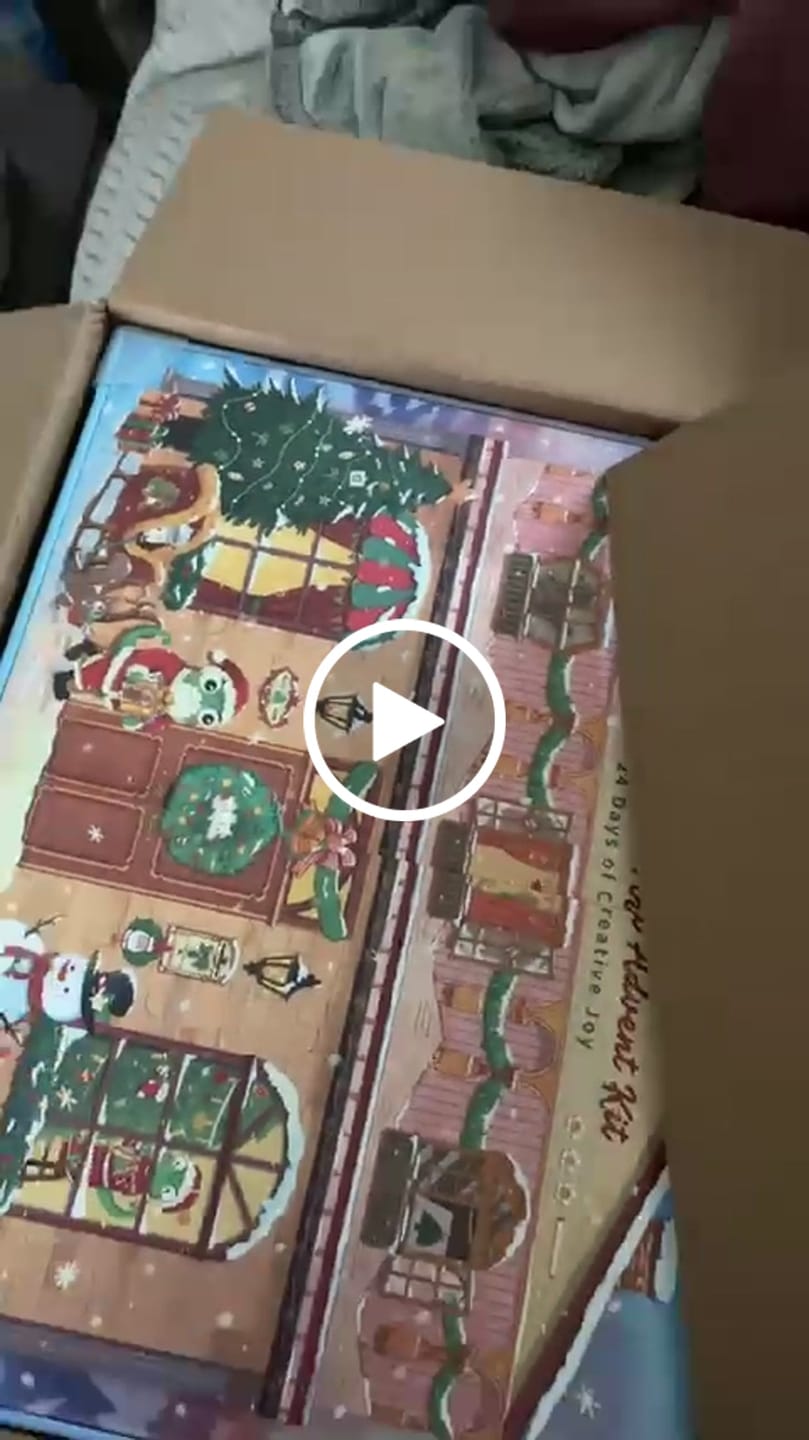 Customer video review of Ohuhu Christmas Advent Calendar 2026, 24 Days Countdown Gift Kit