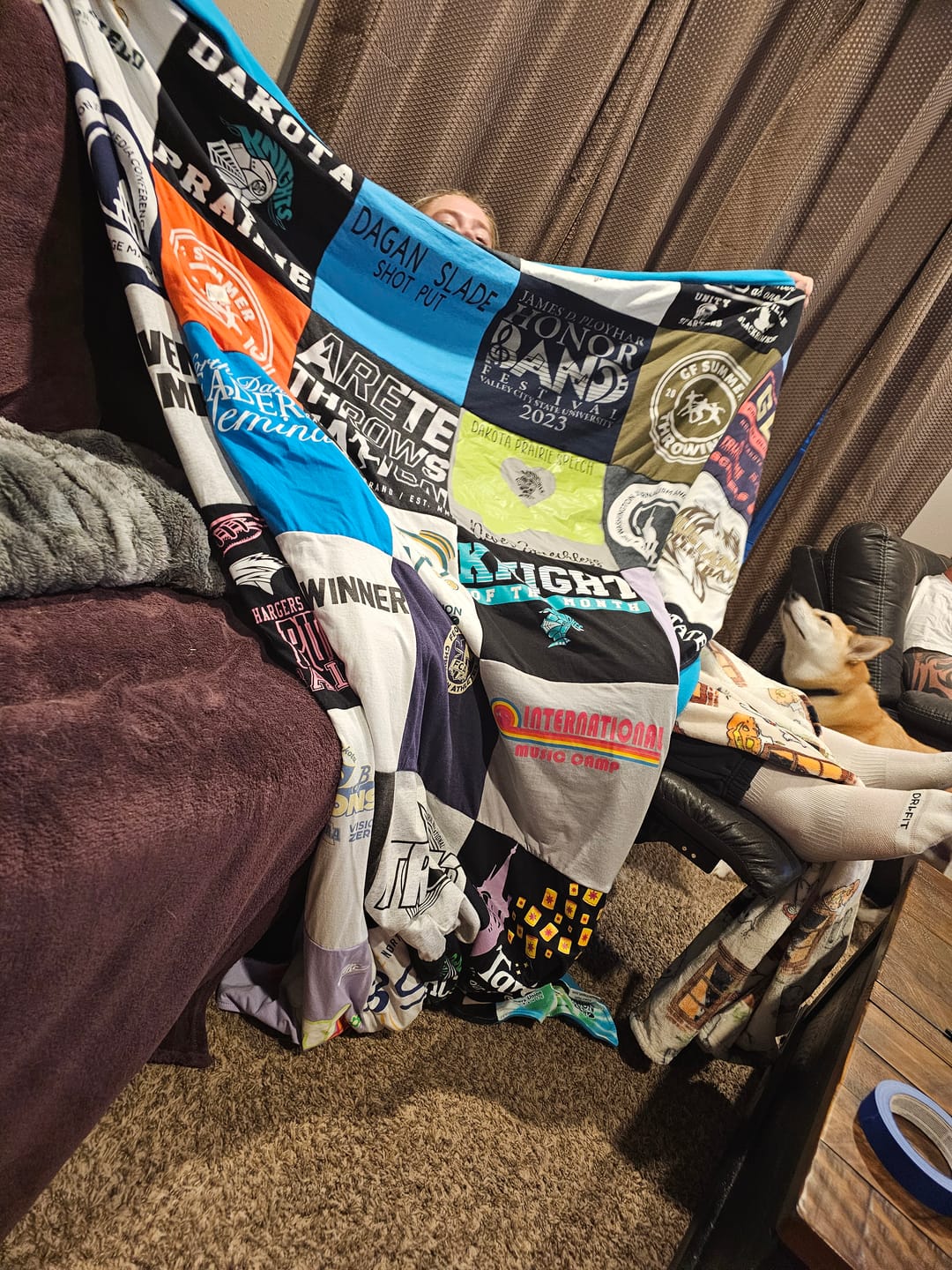 Customer photo review of Project Repat T-Shirt Quilt