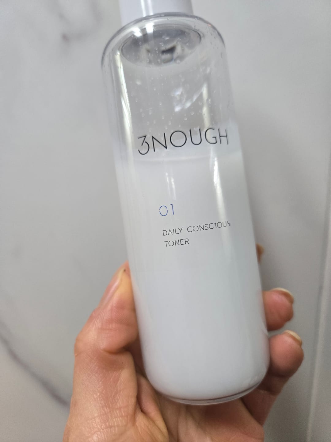 Customer photo review of 3NOUGH Daily Conscious Toner 155ml