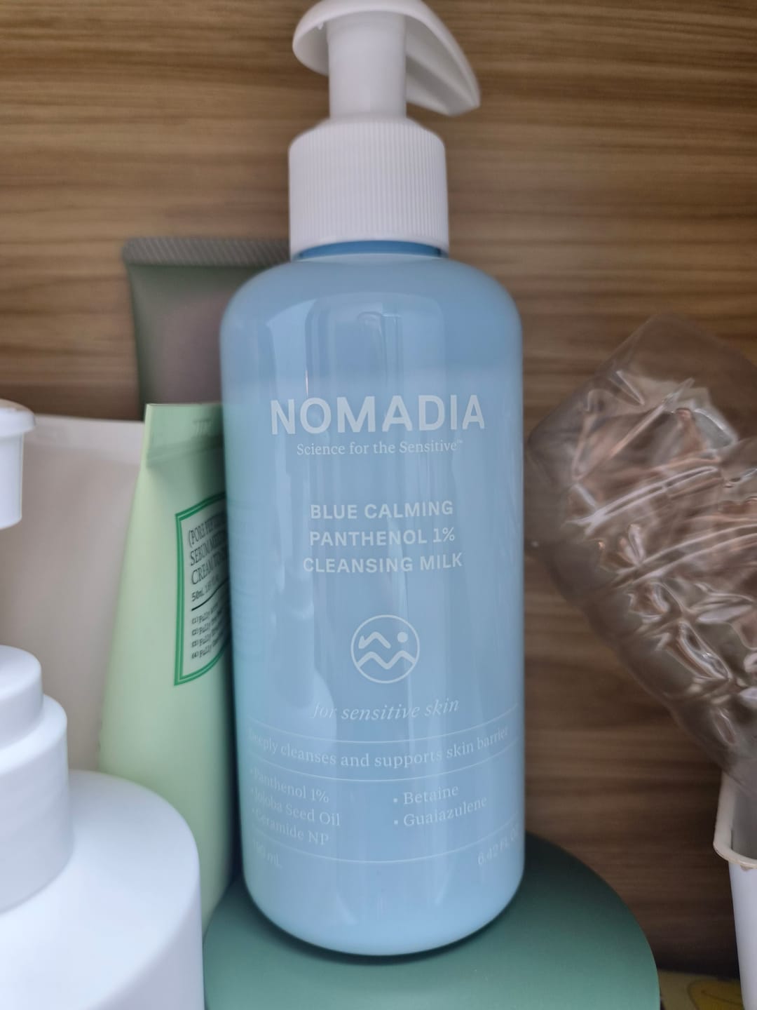 Customer photo review of Nomadia Blue Calming Panthenol 1% Cleansing Milk 190ml