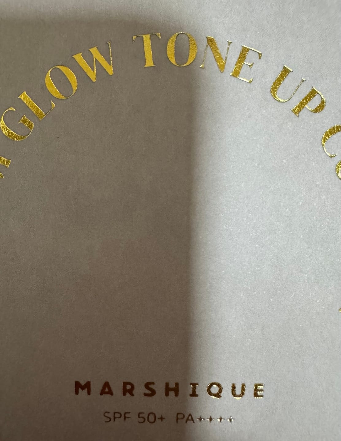 Customer photo review of MARSHIQUE Serum Glow Tone-up Sun Cushion SPF50+/PA++++ 12g