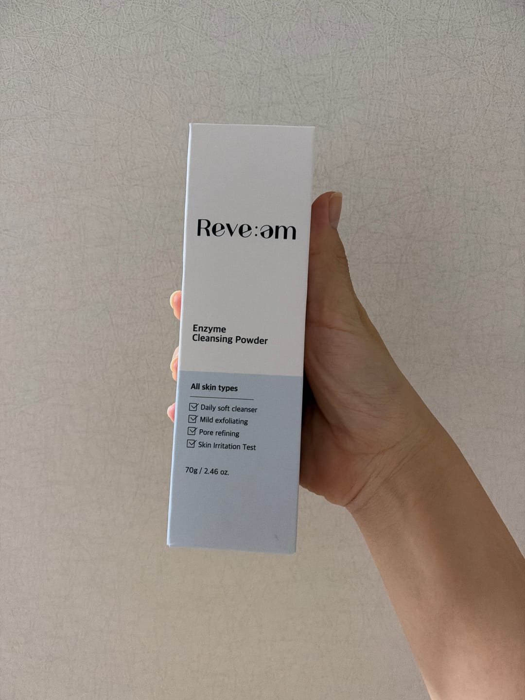 Customer photo review of Reve:am Enzyme Cleansing Powder 70g