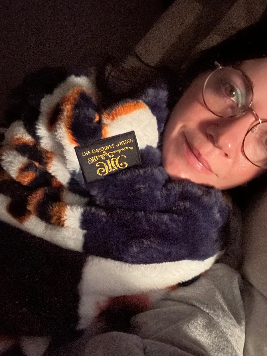 Customer photo review of Auburn Tigers Blanket - Hugs