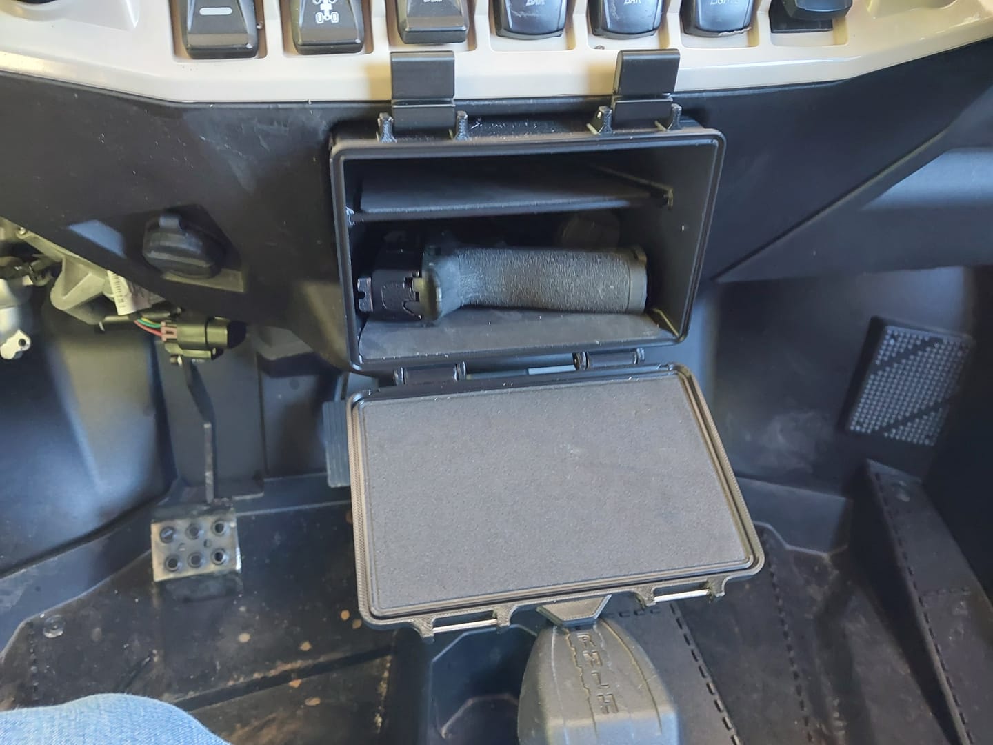 Customer photo review of Stash Box for 2024–2026 Polaris RZR XP and XPS 1000 – Factory-Fit Storage