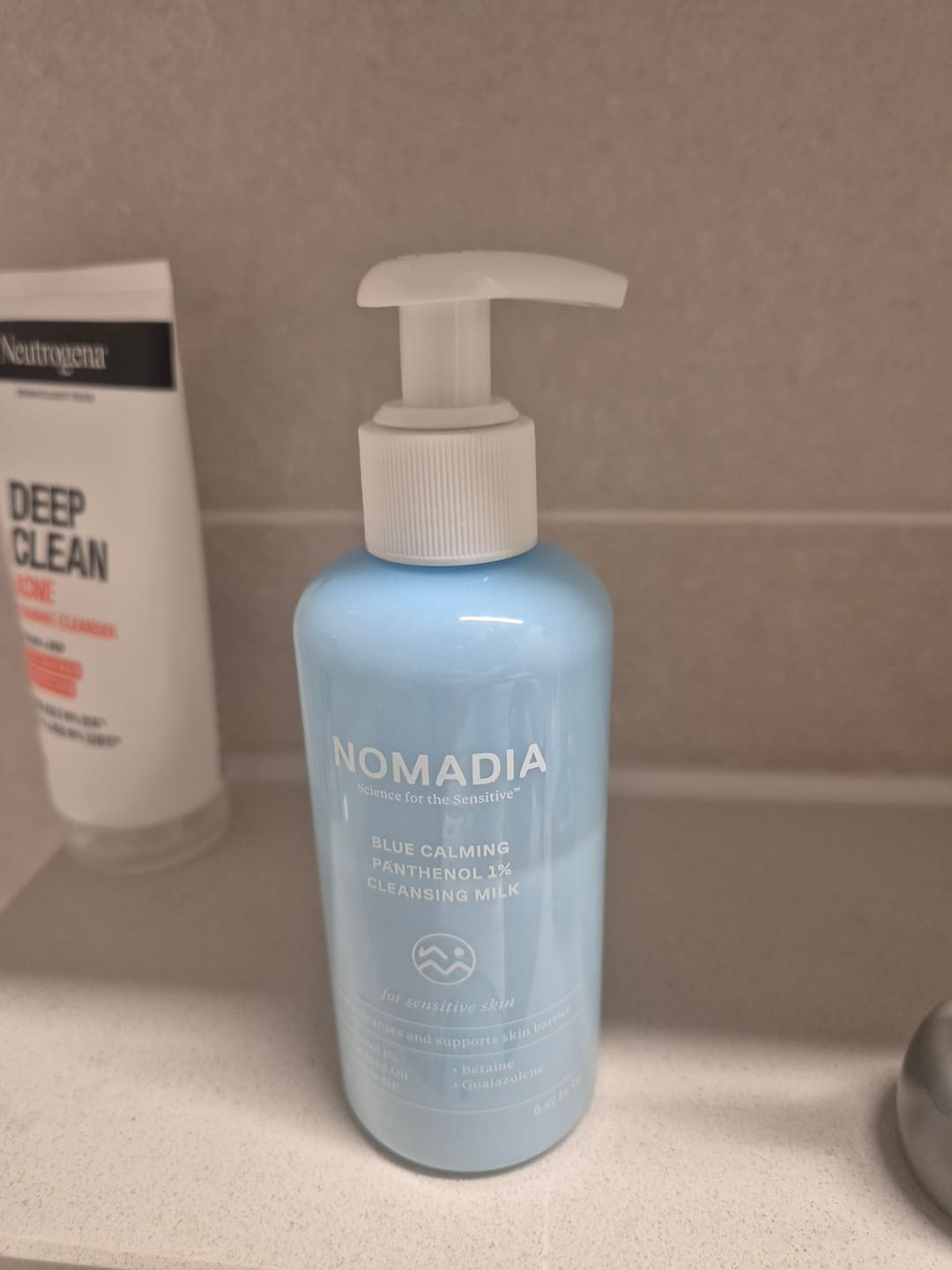 Customer photo review of Nomadia Blue Calming Panthenol 1% Cleansing Milk 190ml
