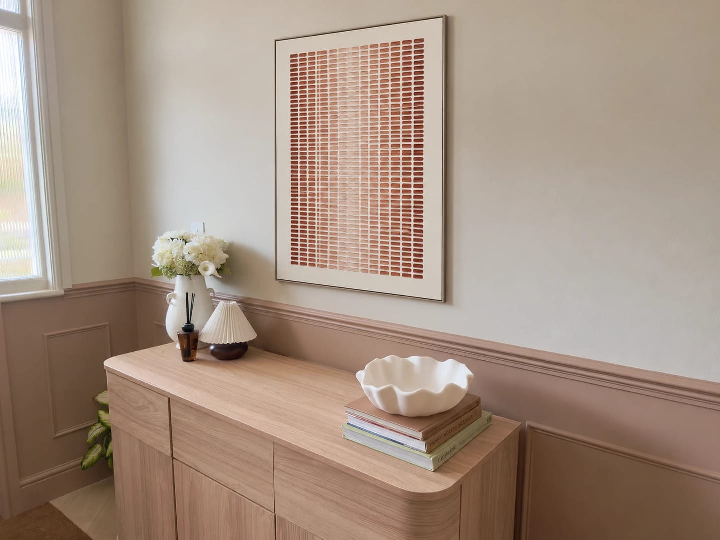 Customer photo review of Textured & Impasto Art｜Terracotta Rhythm