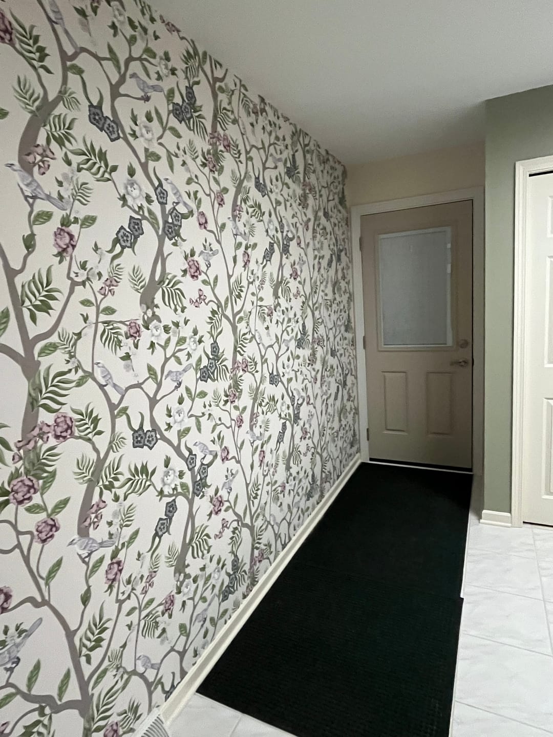 Customer photo review of Ava - Chinoiserie Peonies Trees & Birds Wallpaper
