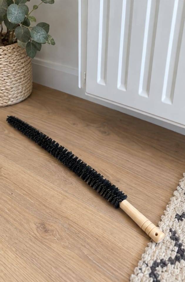 Customer photo review of Kit Ménage Anti-Poussière | Plumeau Télescopique, Brosse Radiateur et Gants Microfibre