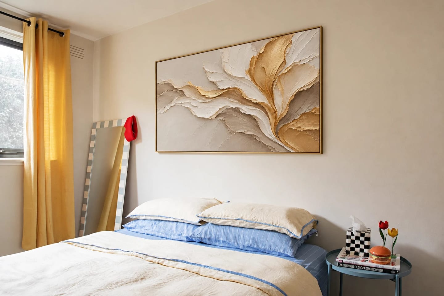 Customer photo review of Textured & Impasto Art｜Golden Flow of Light