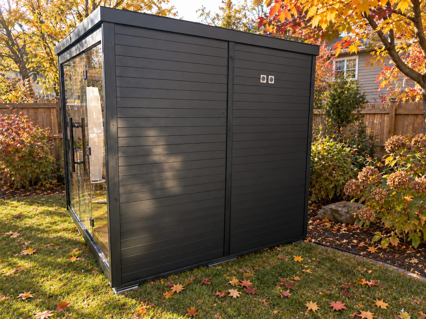 Customer photo review of OS-CALDERA CORE 2 | Saunasnet® 6-8 Person Outdoor Steam Sauna