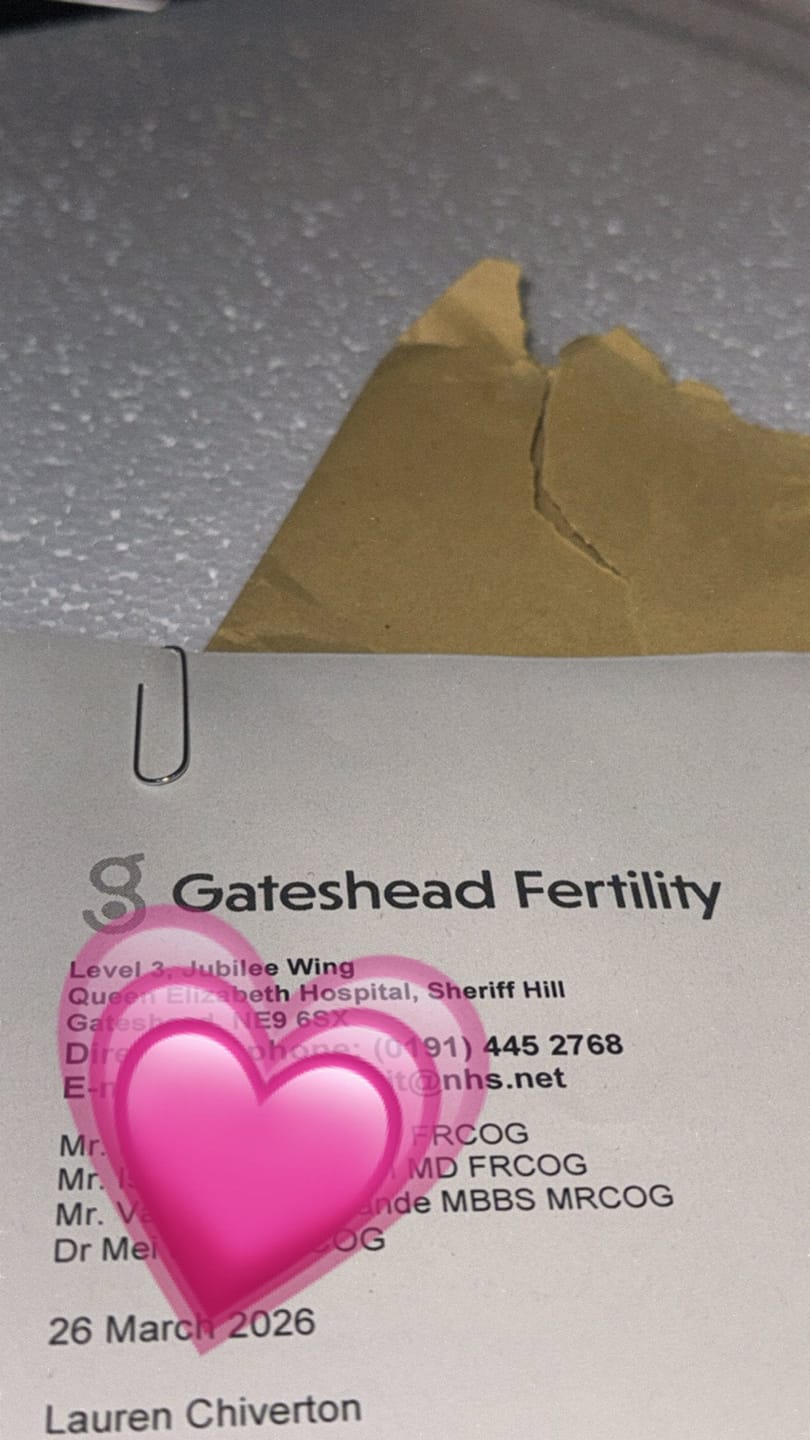 Customer photo review of Women's and Men's Liposomal Fertility Formulas