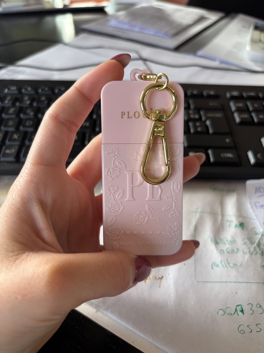 Recenzia foto a clientului pentru spray-ul Clean Hearted Hand Sanitizer (29ml)