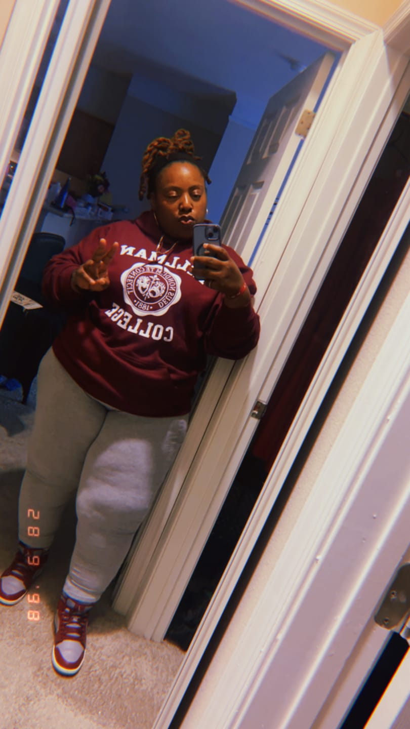 Customer photo review of Hillman College Hoodie - FINAL SALE - NO EXCHANGES