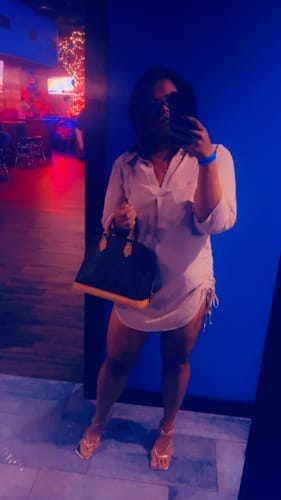 Customer photo review of Emoswim - Coverup Drawstring Beach Dress Shirt