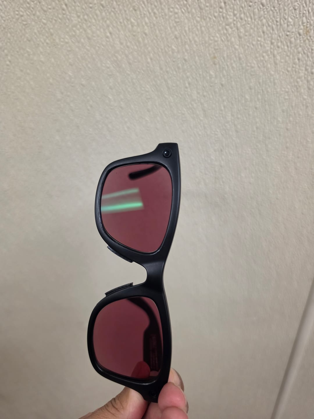 Customer photo review of Ray-Ban Meta Wayfarer Replacement Lenses RW4011 (GEN3)