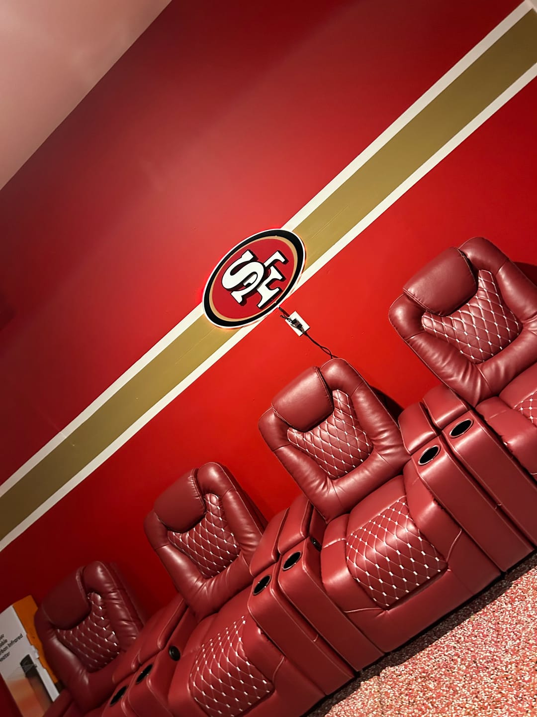 Customer photo review of San Francisco 49ers "1972-2004" 3D Vintage Metal Wall Art