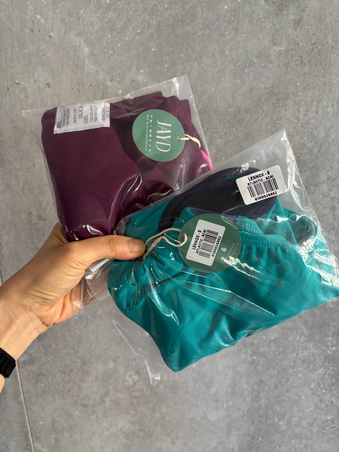 Customer photo review of LENNOX ONE PIECE - Sangria|Orchid