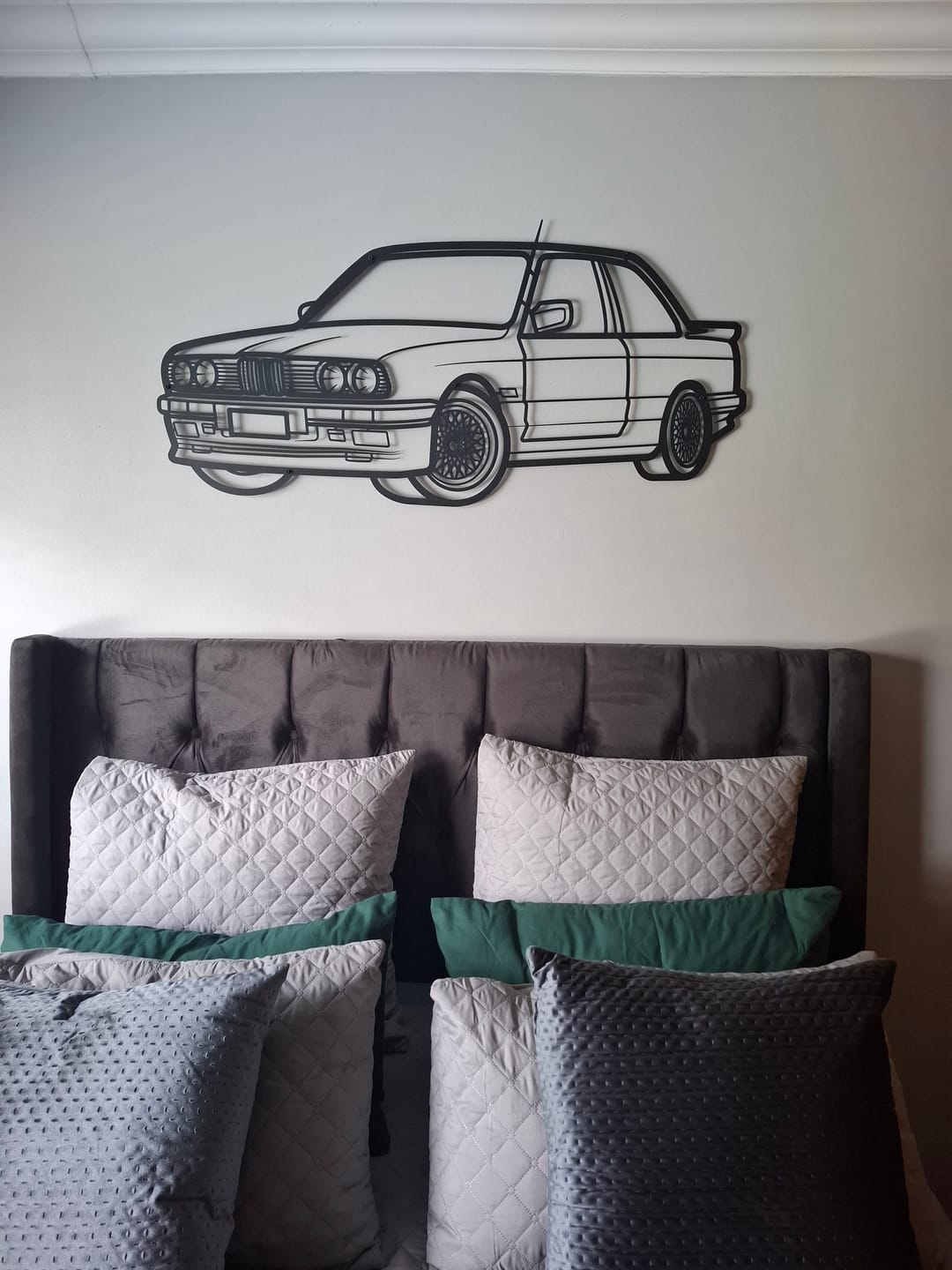 Customer photo review of BMW E30 323I PERSPECTIVE METAL WALL ART