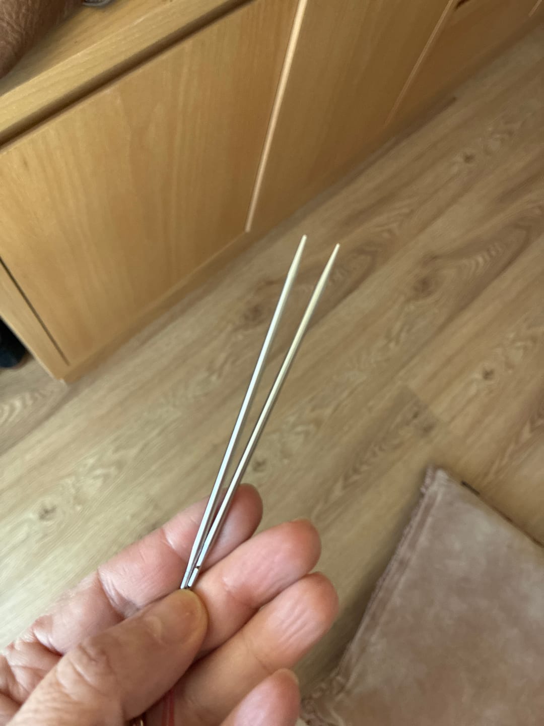 Customer photo review of Palillos TWIST 10 cm Intercambiables  Acero Inoxidable