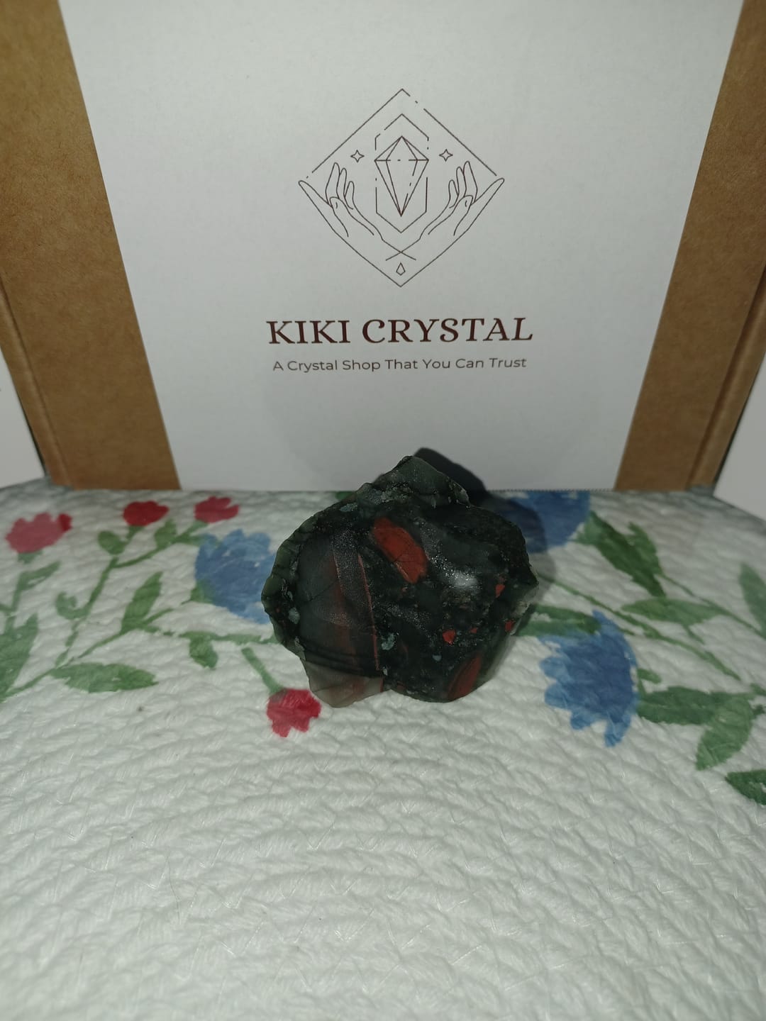 Customer photo review of Natural Rough Crystal Stone 1PC
