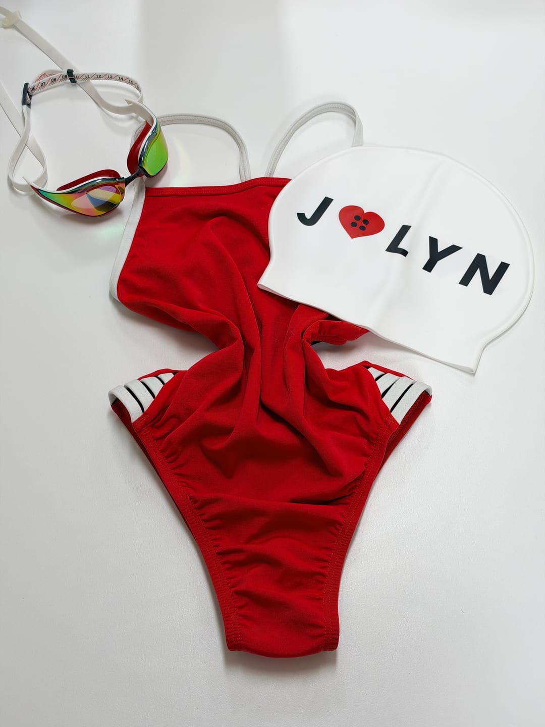 Customer photo review of ZAMBIA ONE PIECE - Ruby|White