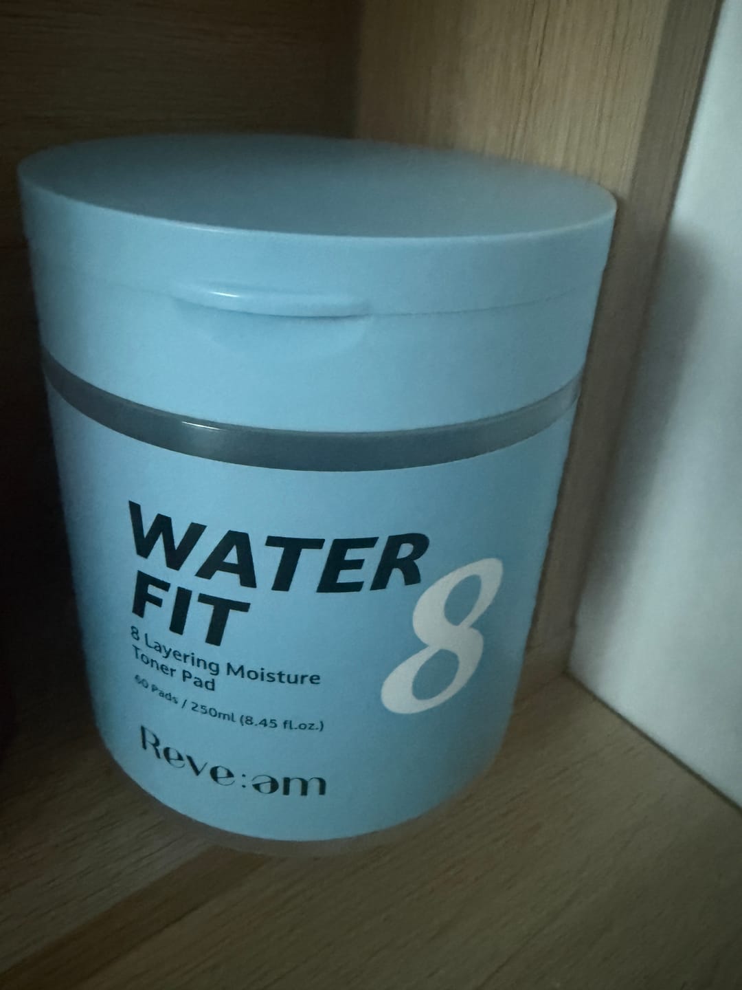 Customer photo review of Reve:am Water-Fit 8-Layer Moisture Pad 60ea