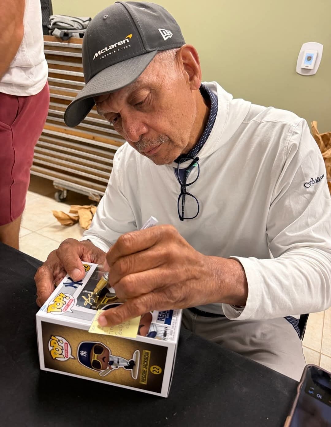 Customer photo review of Reggie Jackson Autograph Signing