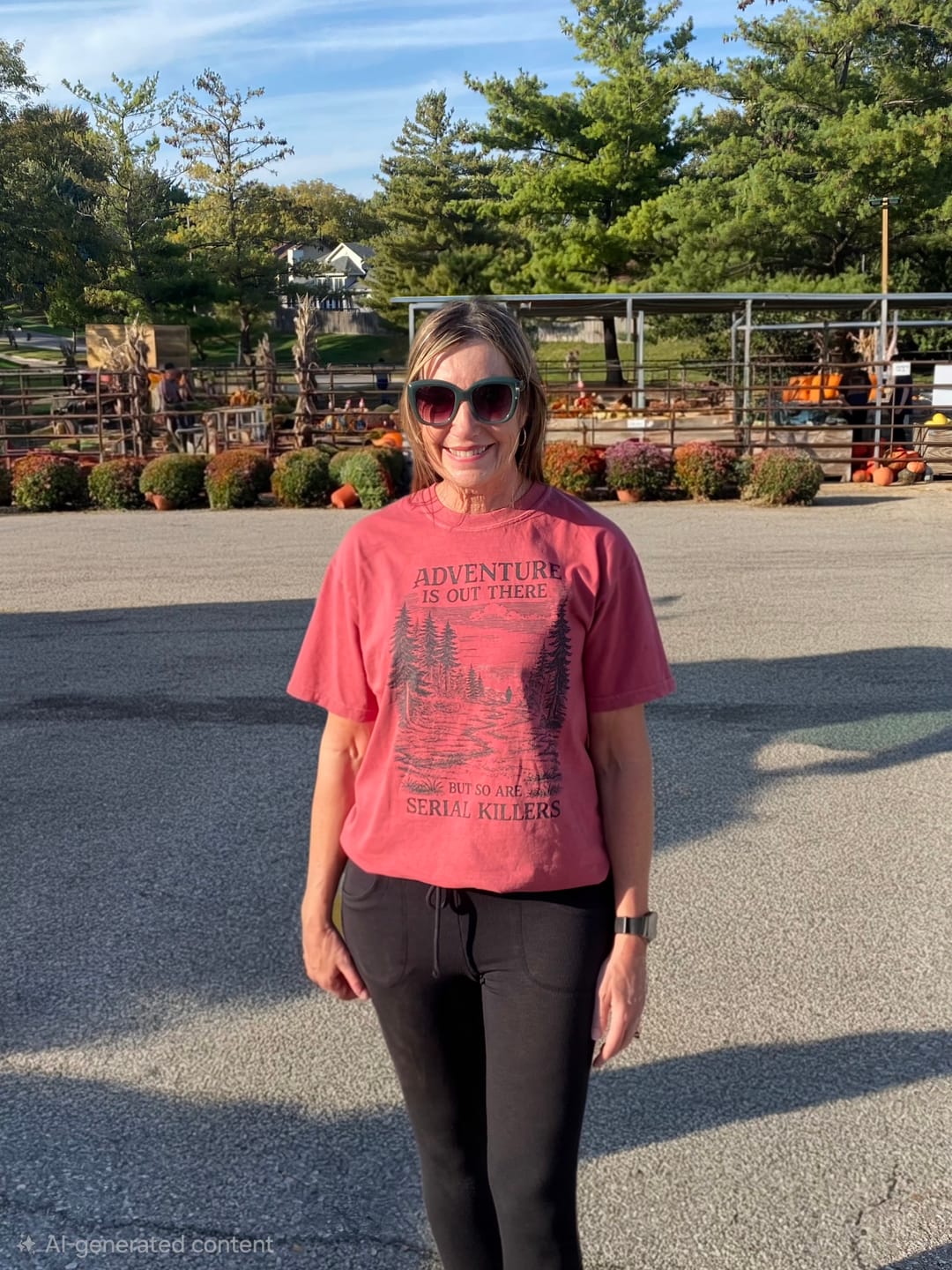Customer photo review of Adventure Is Out There T-Shirt