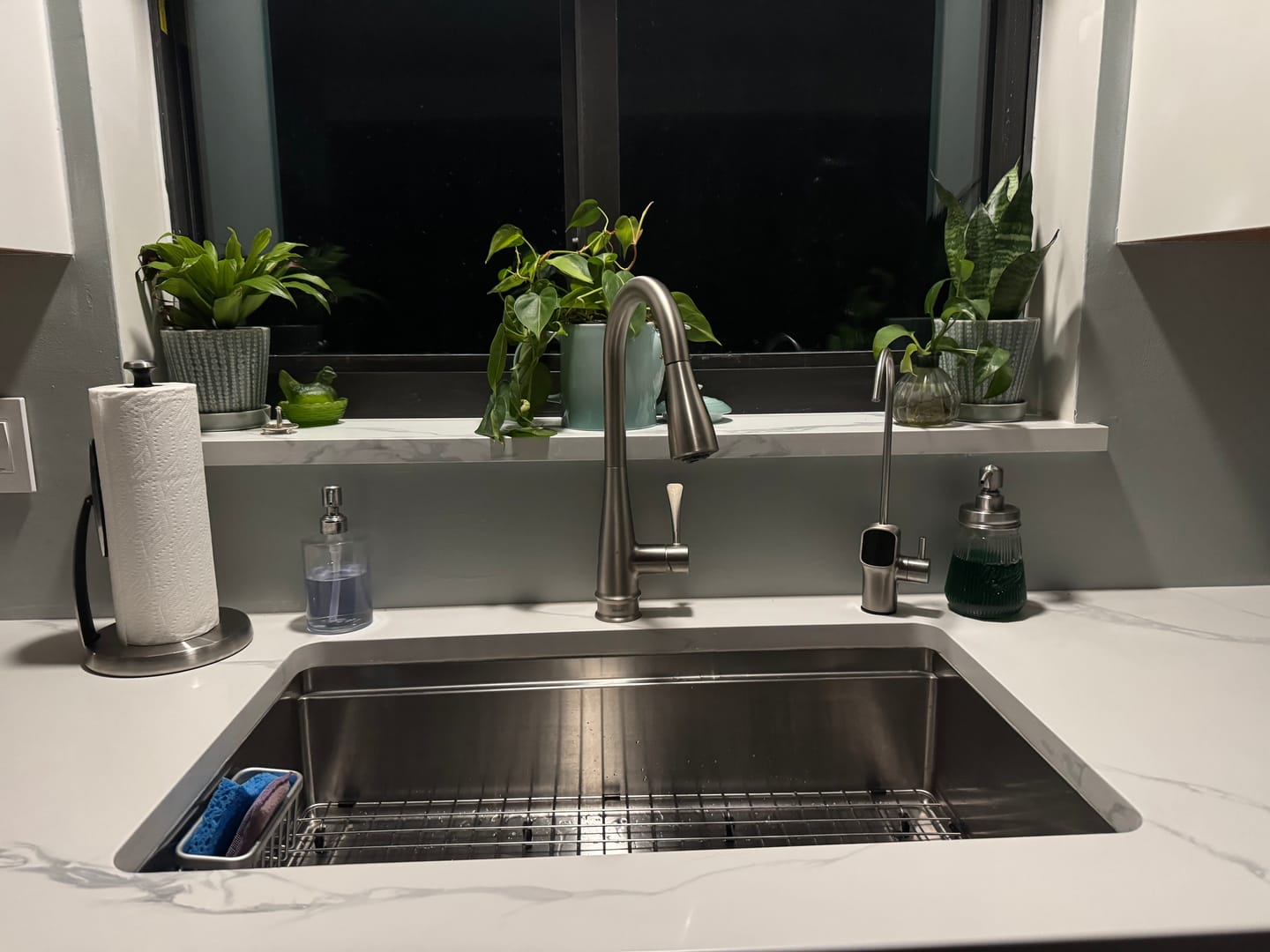 Customer photo review of 31" Undermount Workstation Sink – 16 Gauge Stainless Steel Single Bowl – 8" Deep – Reversible – Seamless Drain (5LS31C-8)