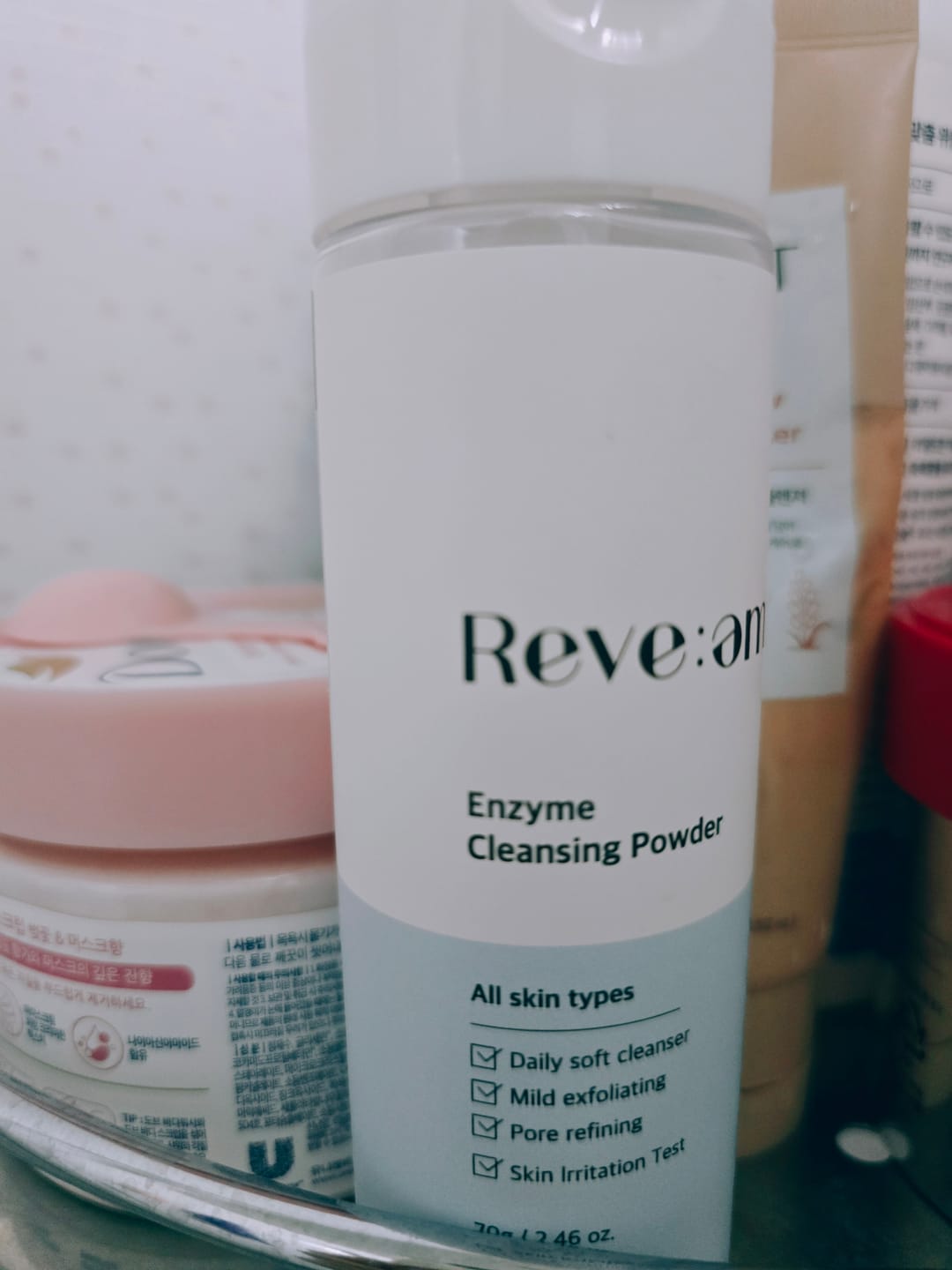 Customer photo review of Reve:am Enzyme Cleansing Powder 70g