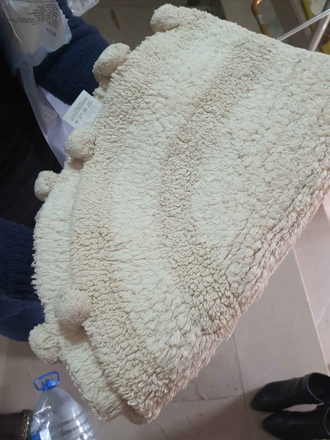 Customer photo review of Lampetie | Eris Tekli Banyo Paspası 50x80 Kahverengi
