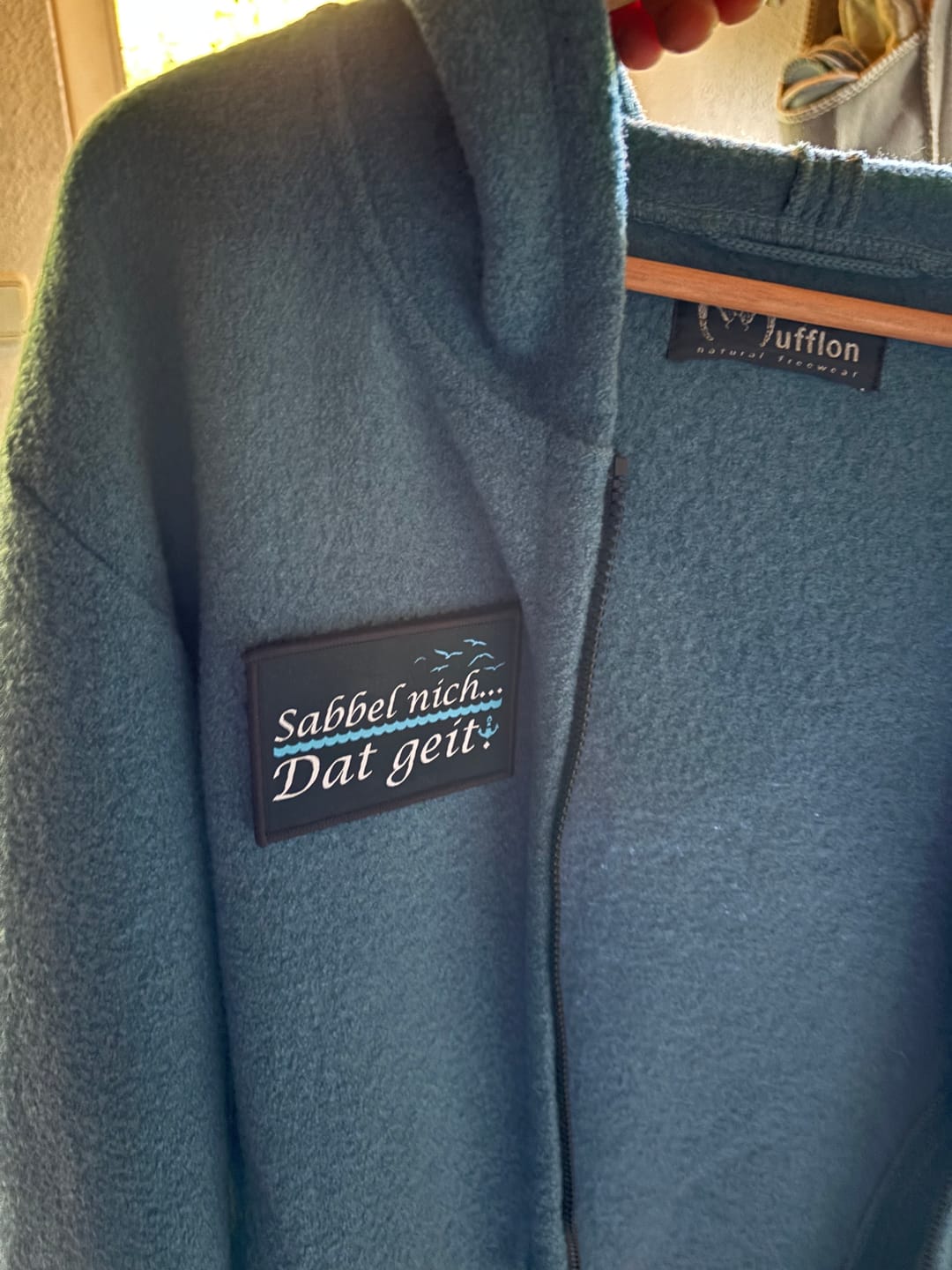 Customer photo review of Sabbel nich dat geit · Klettwattpatch V2