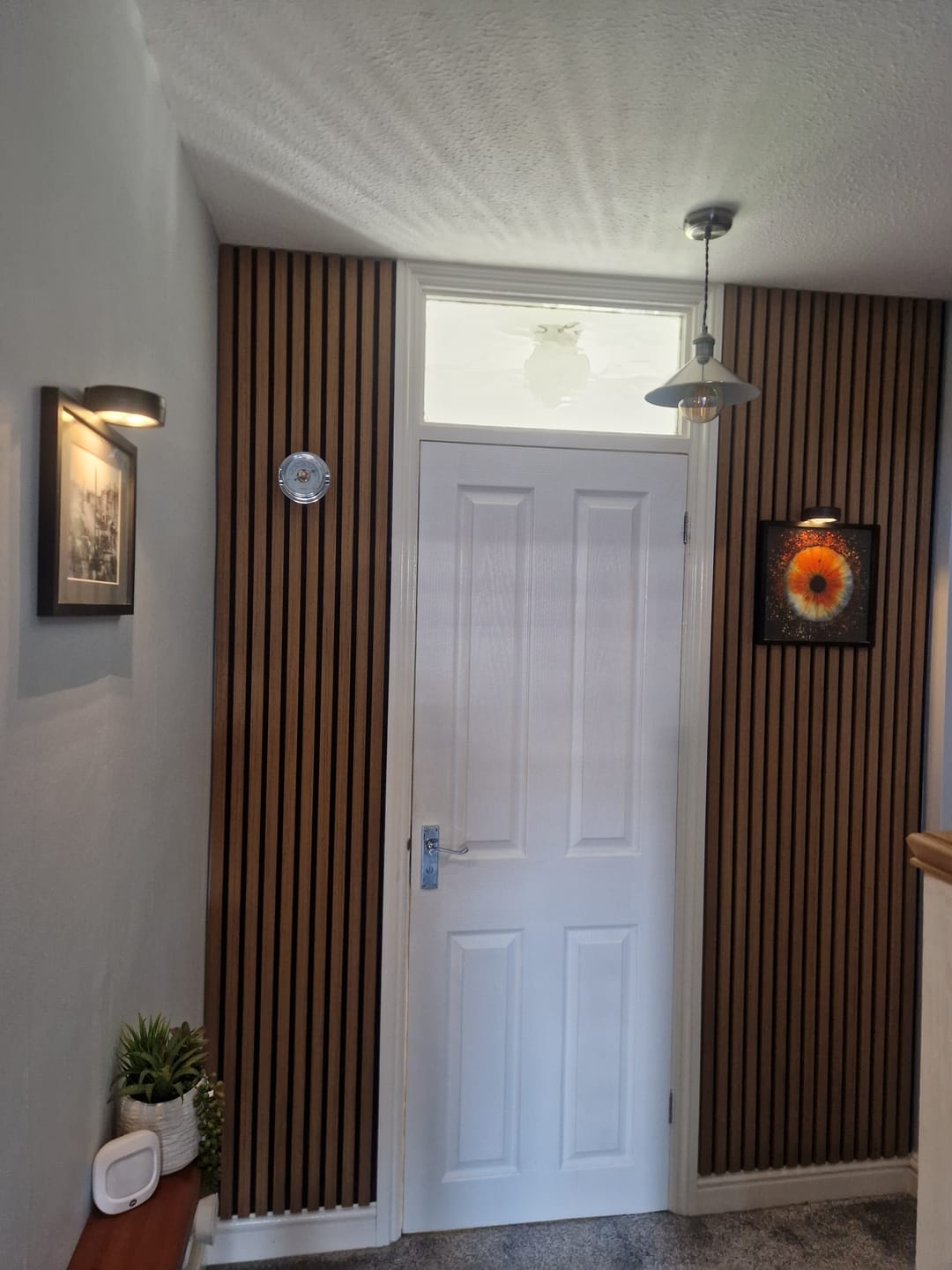Customer photo review of Natural Oak Acoustic Wall Panel