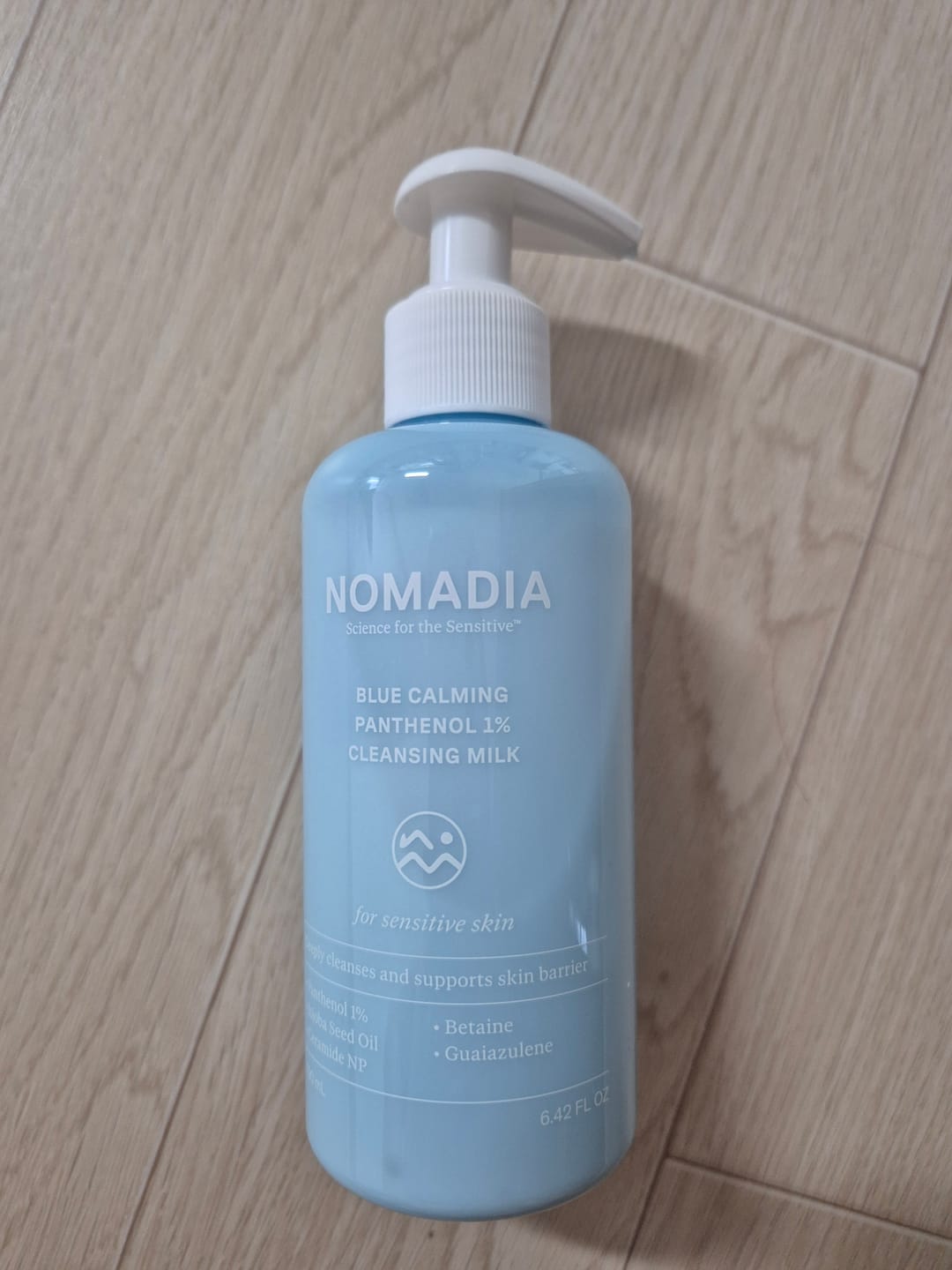 Customer photo review of Nomadia Blue Calming Panthenol 1% Cleansing Milk 190ml