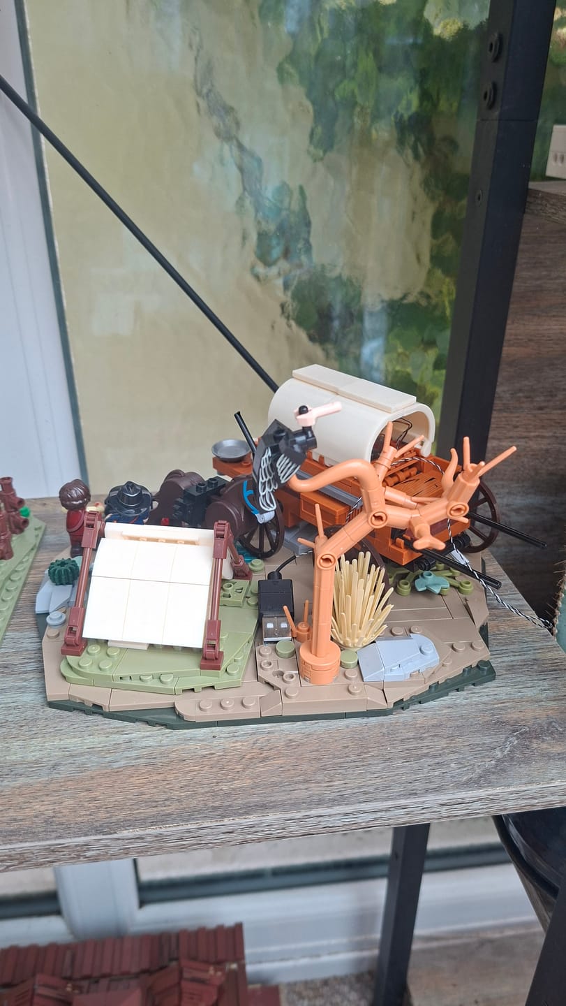 Customer photo review of Old West Cowboy Camp by Lumibricks