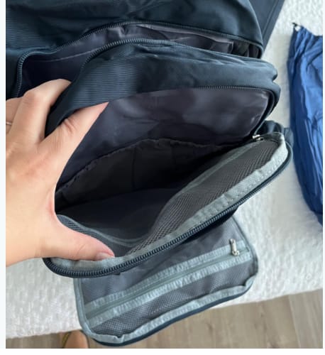 Customer photo review of Mochila Con Cuna Plegable